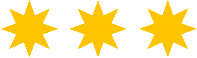 Drei Sterne